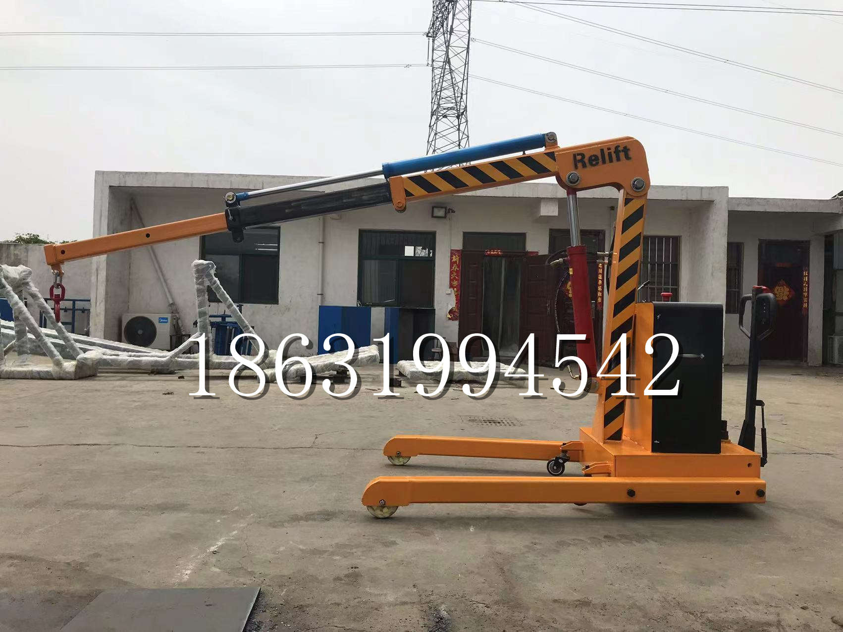 仑背乡久征定做3吨三轮随车吊 农用园林绿化移树吊 平板工程用小吊机